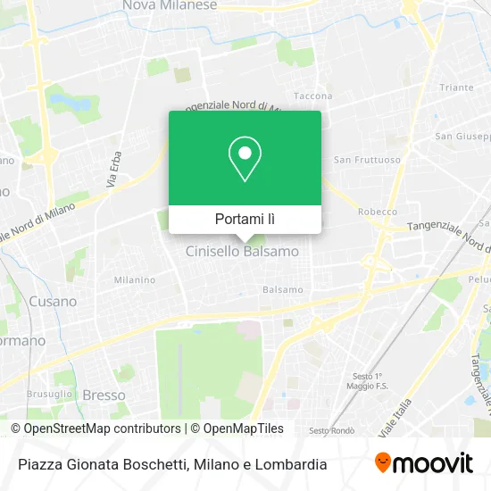 Mappa Piazza Gionata Boschetti