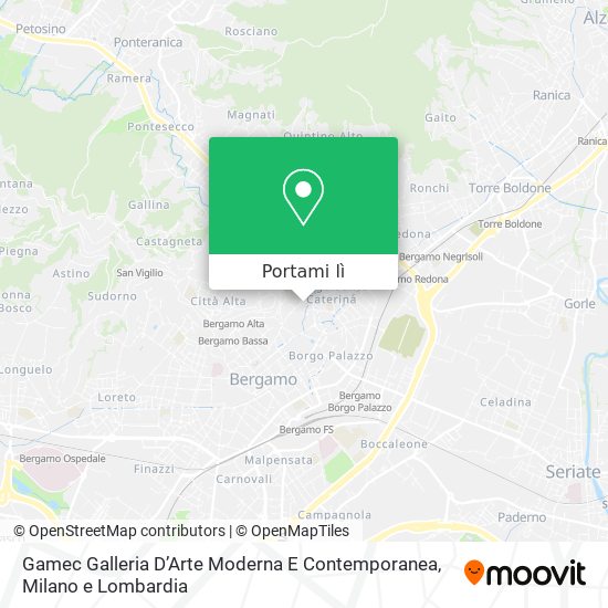 Mappa Gamec Galleria D’Arte Moderna E Contemporanea