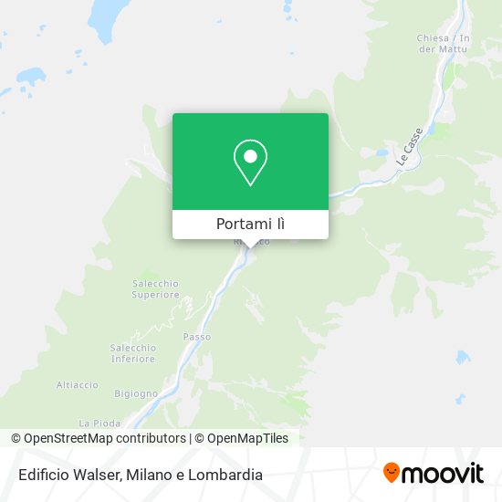 Mappa Edificio Walser