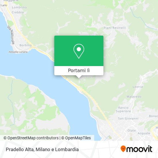 Mappa Pradello Alta