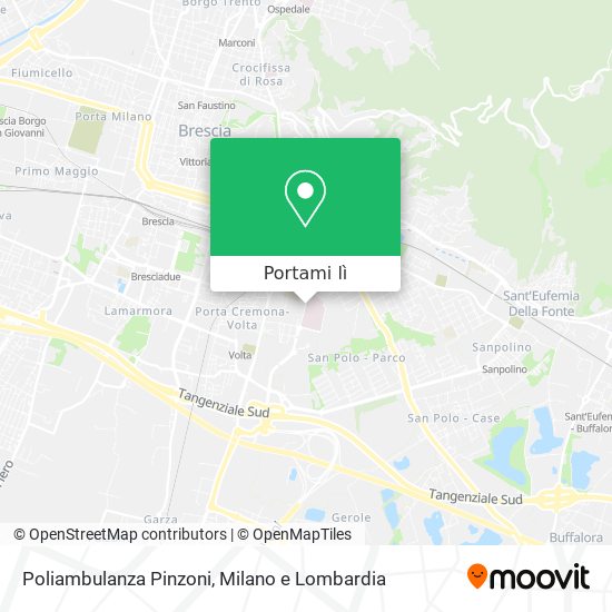 Mappa Poliambulanza Pinzoni