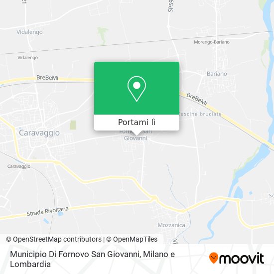 Mappa Municipio Di Fornovo San Giovanni
