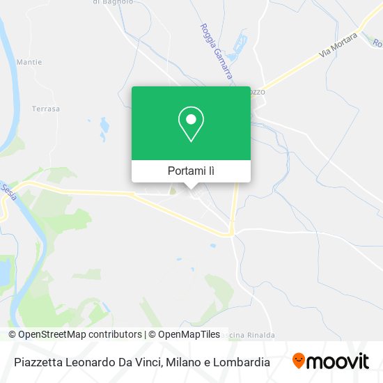 Mappa Piazzetta Leonardo Da Vinci