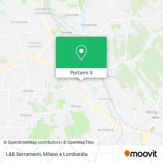 Mappa L&B Serramenti