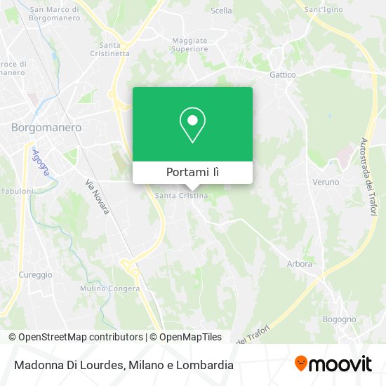 Mappa Madonna Di Lourdes