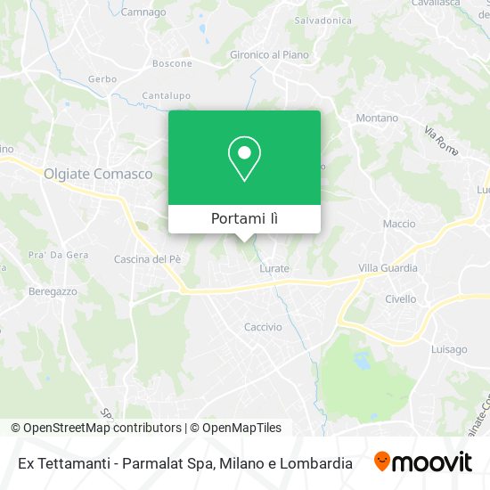 Mappa Ex Tettamanti - Parmalat Spa