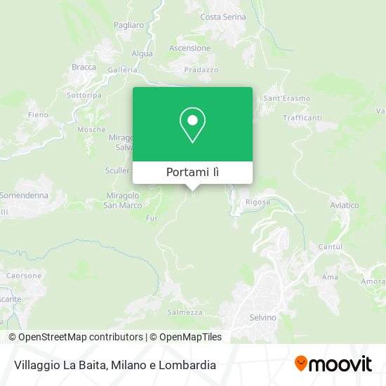 Mappa Villaggio La Baita