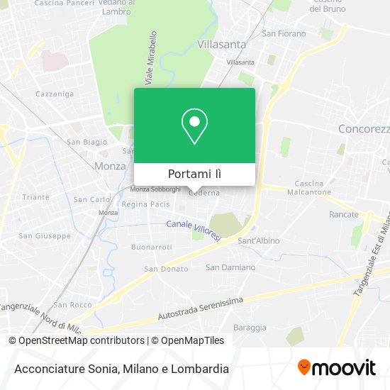 Mappa Acconciature Sonia