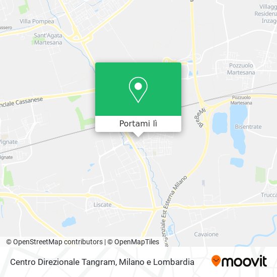 Mappa Centro Direzionale Tangram