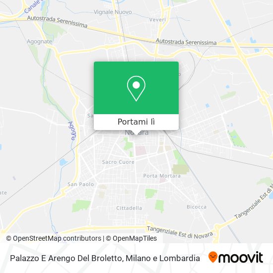 Mappa Palazzo E Arengo Del Broletto