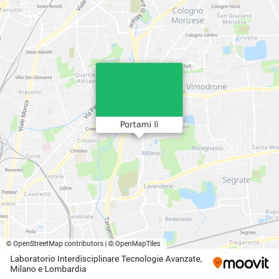 Mappa Laboratorio Interdisciplinare Tecnologie Avanzate