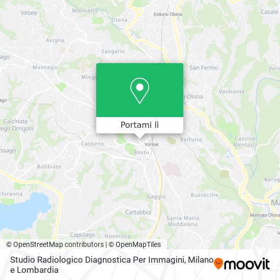 Mappa Studio Radiologico Diagnostica Per Immagini
