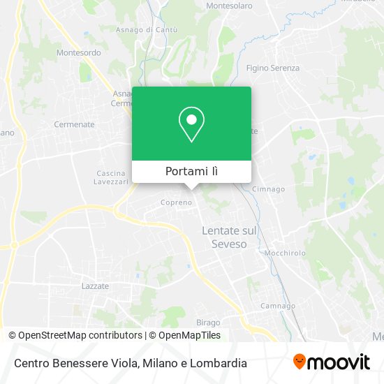 Mappa Centro Benessere Viola