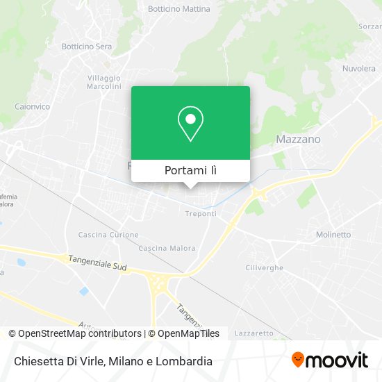 Mappa Chiesetta Di Virle