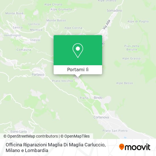 Mappa Officina Riparazioni Maglia Di Maglia Carluccio