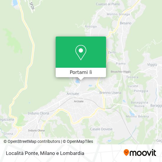 Mappa Località Ponte