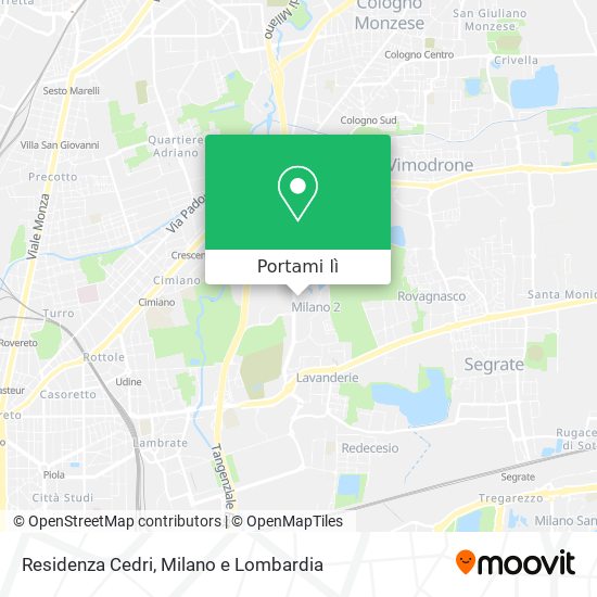 Mappa Residenza Cedri