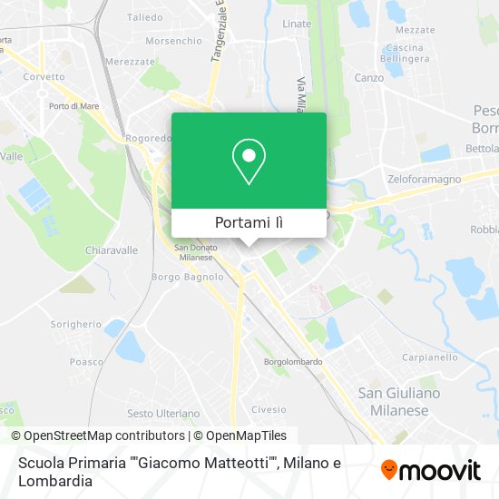 Mappa Scuola Primaria ""Giacomo Matteotti""