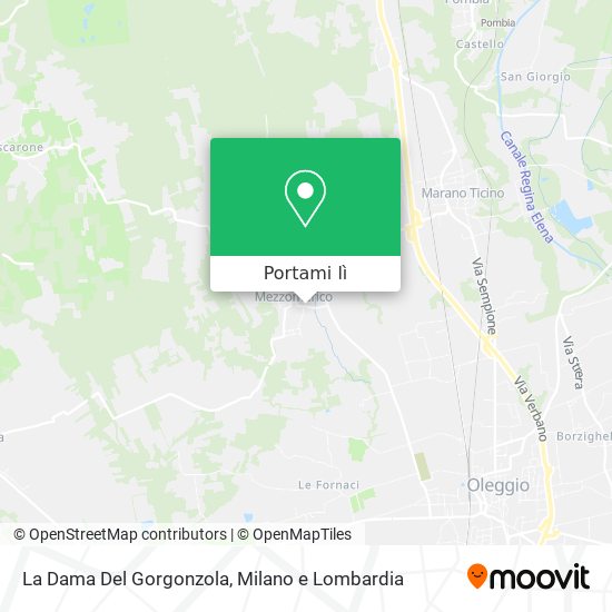 Mappa La Dama Del Gorgonzola