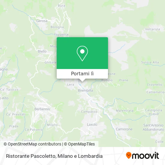 Mappa Ristorante Pascoletto
