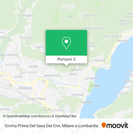 Mappa Grotta Prima Del Sass Del Crin