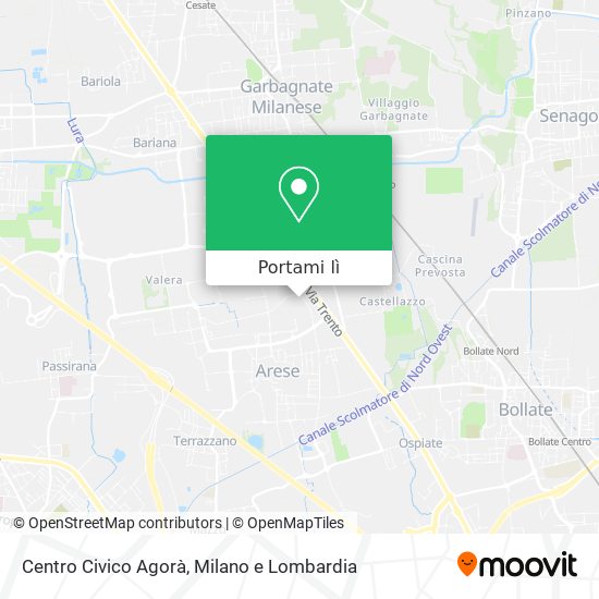 Mappa Centro Civico Agorà