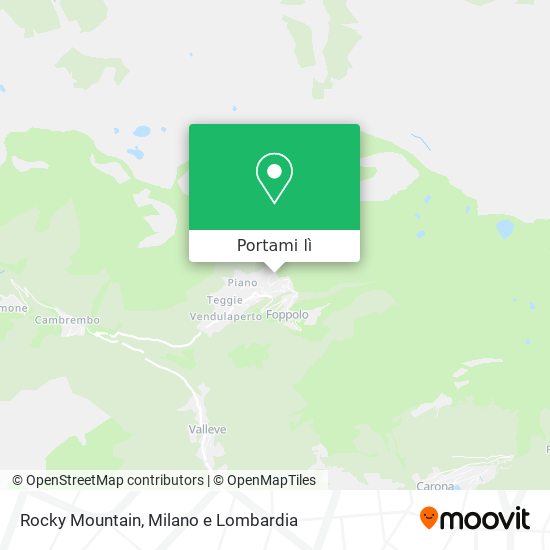 Mappa Rocky Mountain