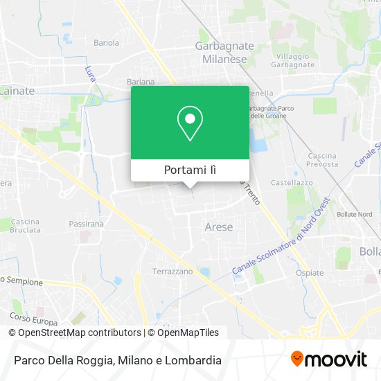 Mappa Parco Della Roggia