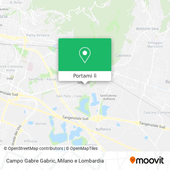 Mappa Campo Gabre Gabric