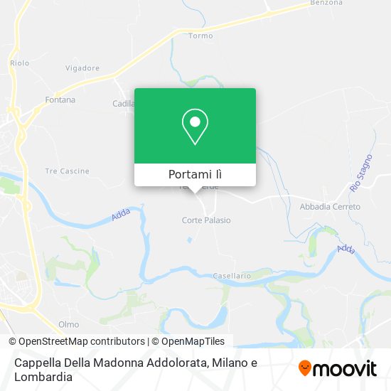 Mappa Cappella Della Madonna Addolorata
