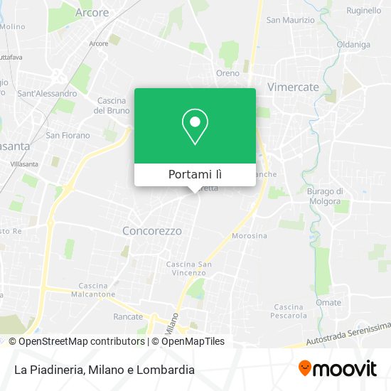 Mappa La Piadineria