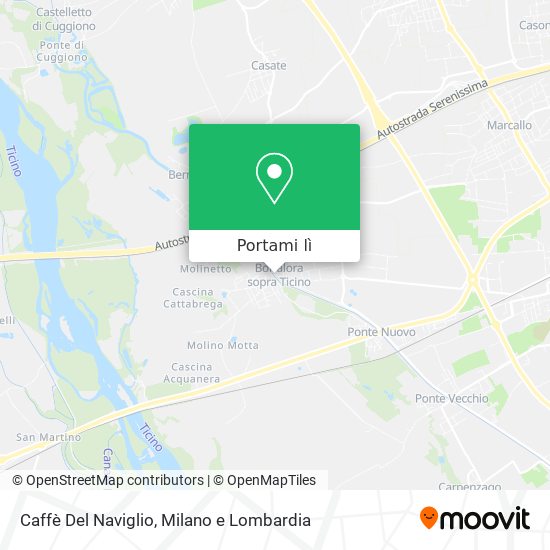 Mappa Caffè Del Naviglio