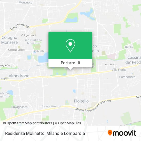 Mappa Residenza Molinetto