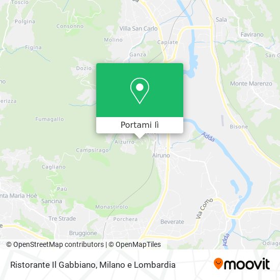 Mappa Ristorante Il Gabbiano