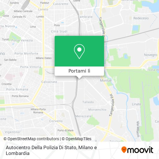 Mappa Autocentro Della Polizia Di Stato