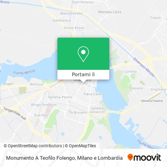 Mappa Monumento A Teofilo Folengo