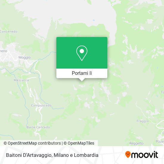 Mappa Baitoni D'Artavaggio