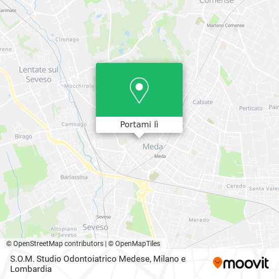 Mappa S.O.M. Studio Odontoiatrico Medese