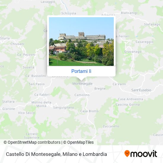 Mappa Castello Di Montesegale