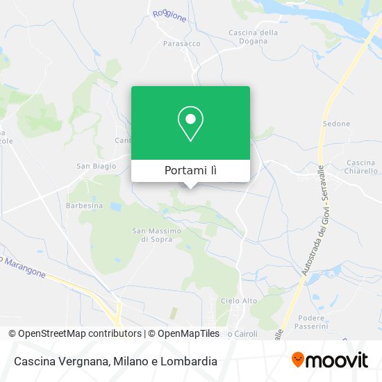 Mappa Cascina Vergnana
