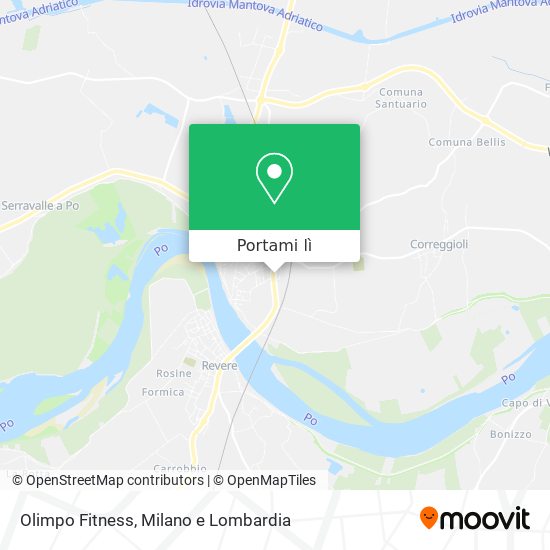 Mappa Olimpo Fitness