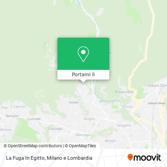 Mappa La Fuga In Egitto