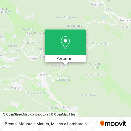 Mappa Brental Mountain Market