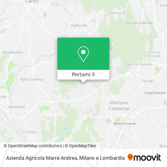 Mappa Azienda Agricola Marra Andrea