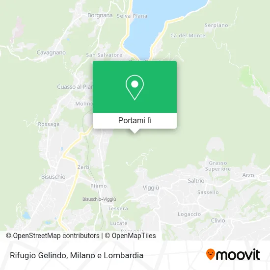 Mappa Rifugio Gelindo
