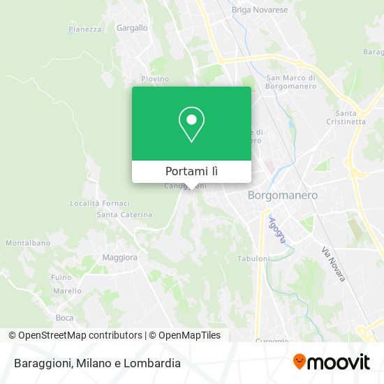 Mappa Baraggioni