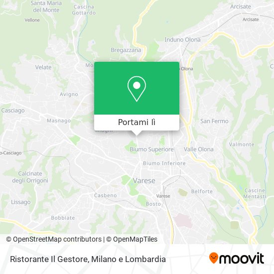Mappa Ristorante Il Gestore