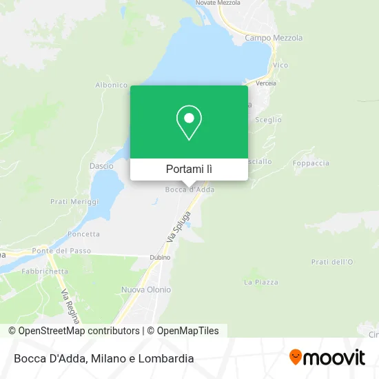 Mappa Bocca D'Adda