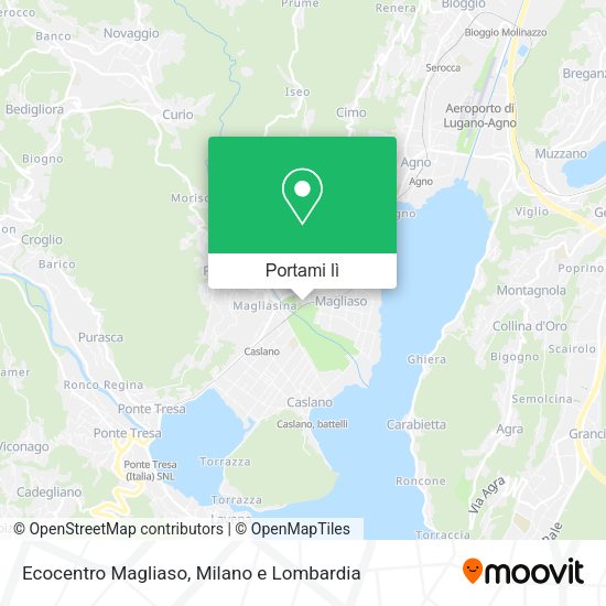 Mappa Ecocentro Magliaso