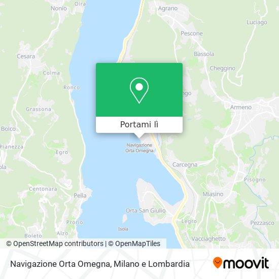 Mappa Navigazione Orta Omegna